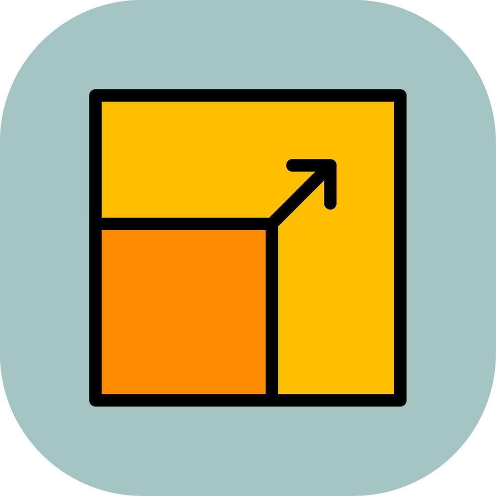 Maximize Colorful Icon Icon vector