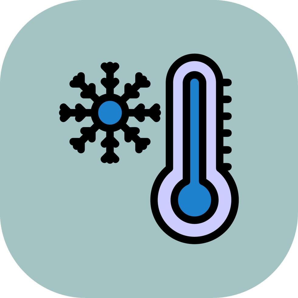 Temperature Colorful Icon Icon vector