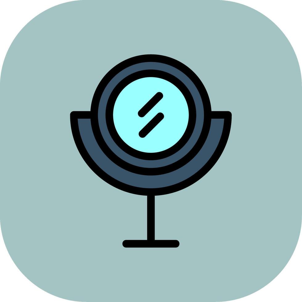 Mackup Mirror Colorful Icon Icon vector
