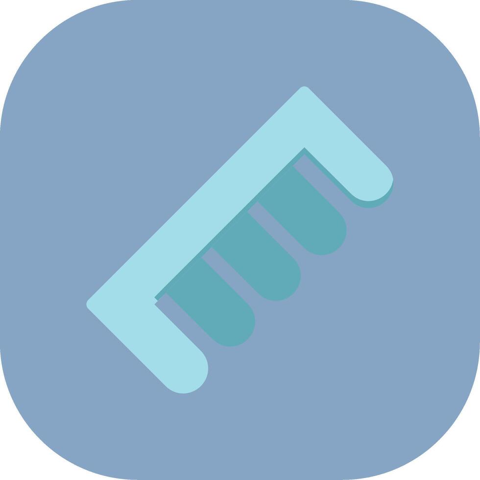 Comb Colorful Icon Icon vector