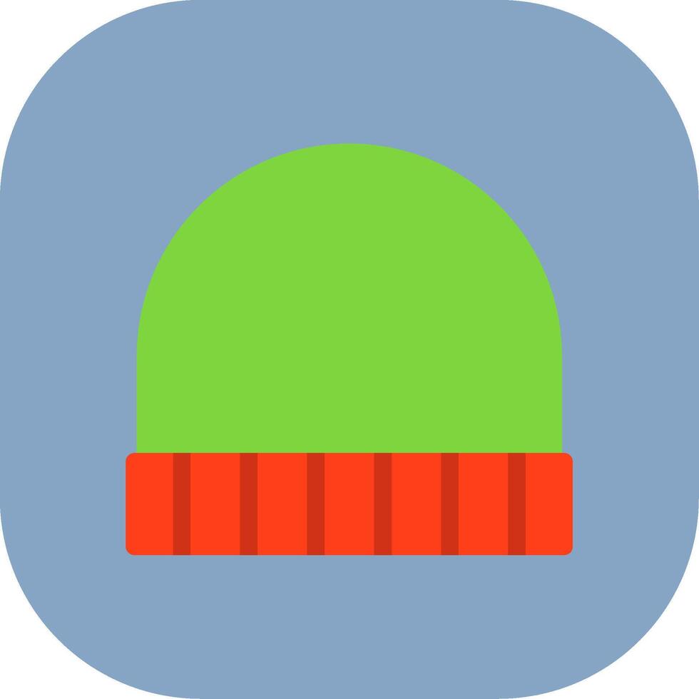 Beanie Colorful Icon Icon vector