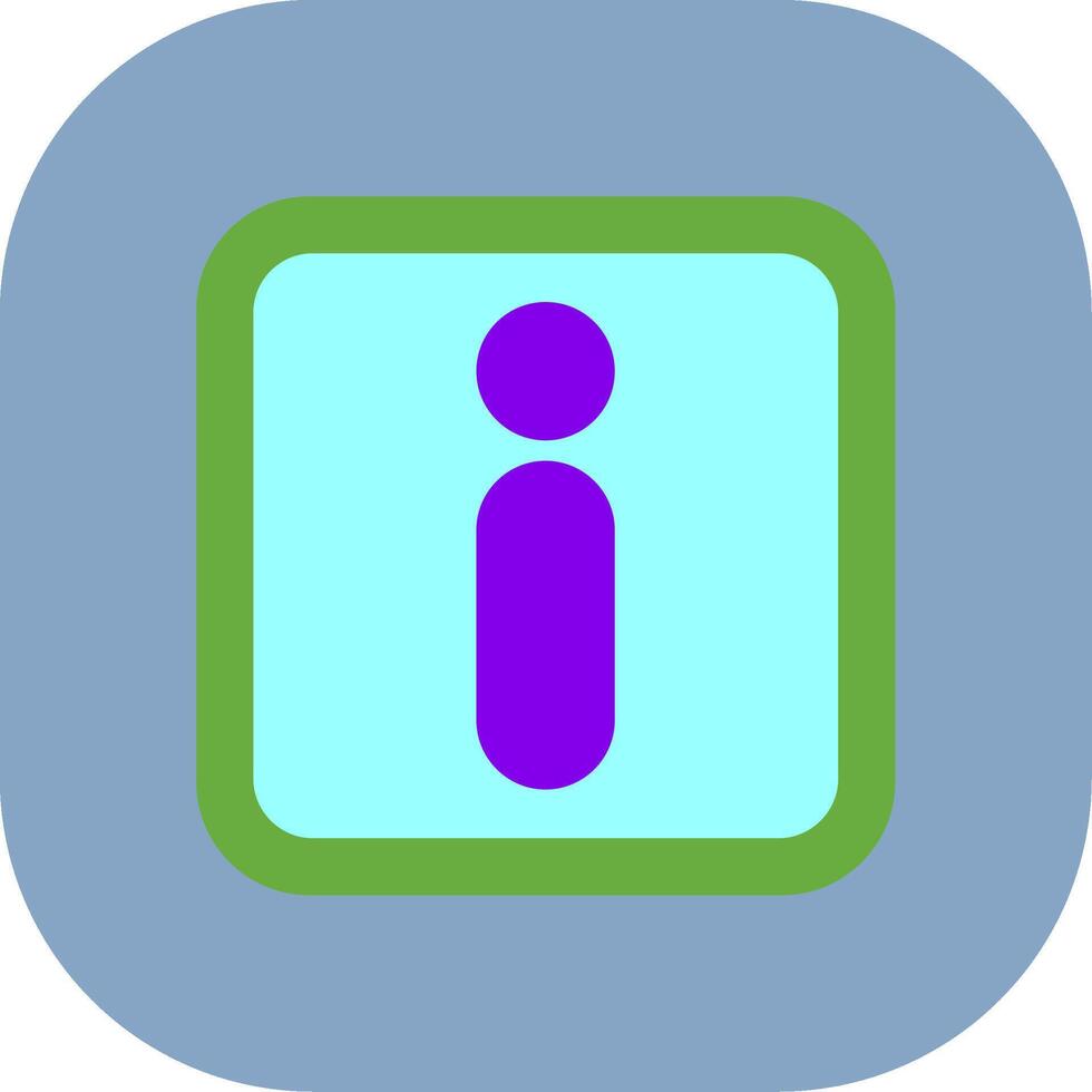 Info Colorful Icon Icon vector