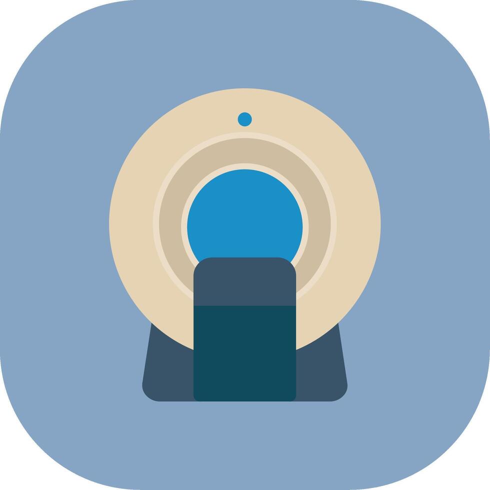 Ct Scan Colorful Icon Icon vector