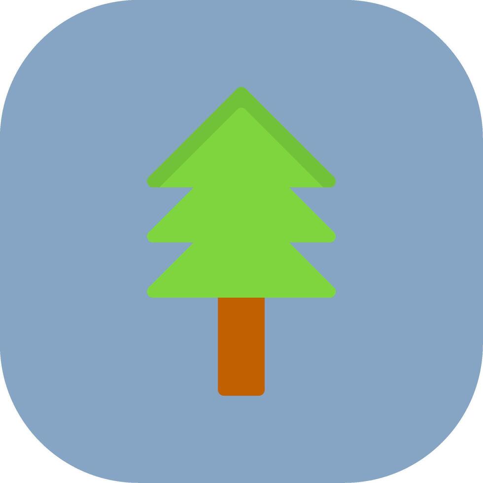 Trees Colorful Icon Icon vector