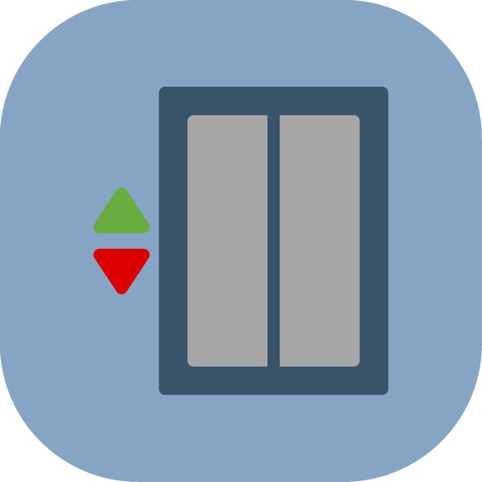 Elevator Colorful Icon Icon vector