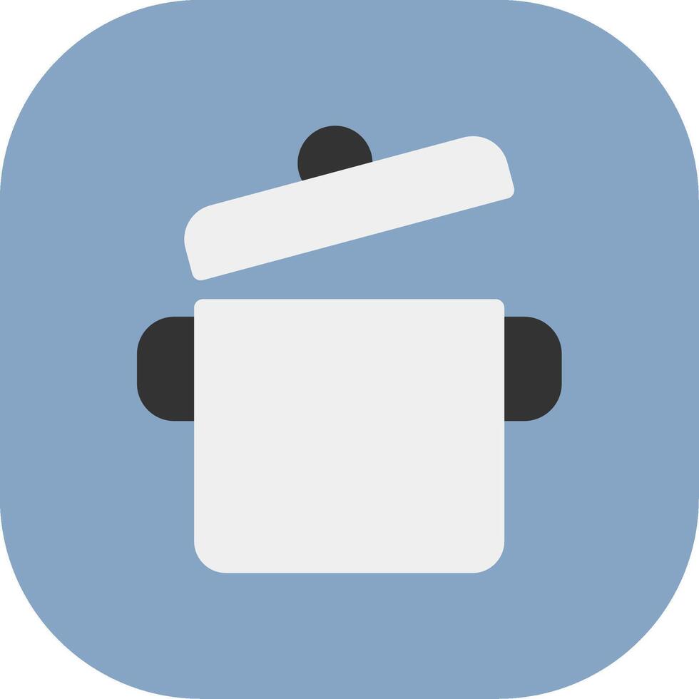 Cooking Pot Colorful Icon Icon vector