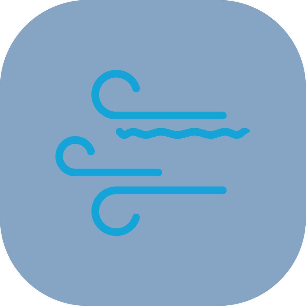 Wind Colorful Icon Icon vector