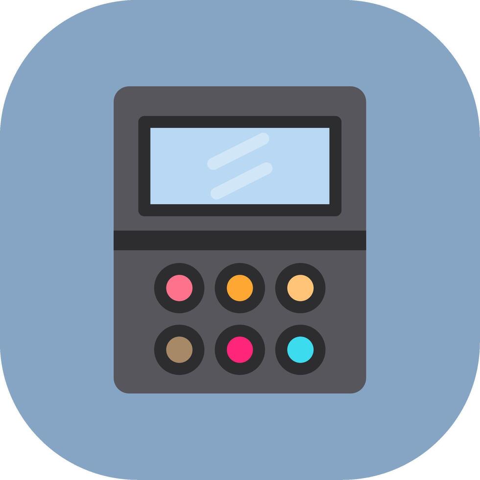 Eye Shadow Colorful Icon Icon vector