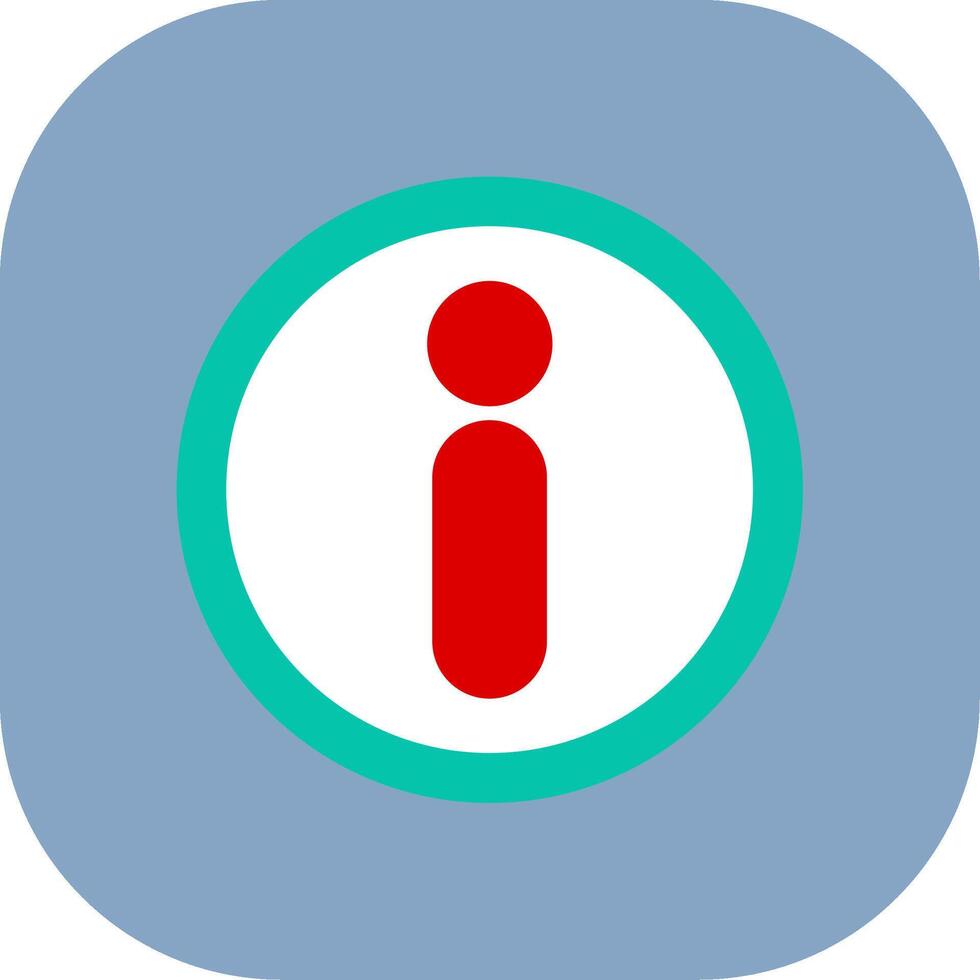 Information Colorful Icon Icon vector