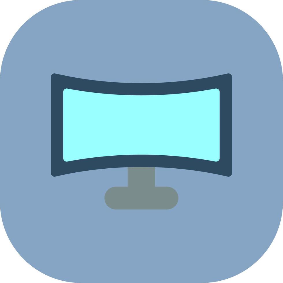 Lcd Colorful Icon Icon vector