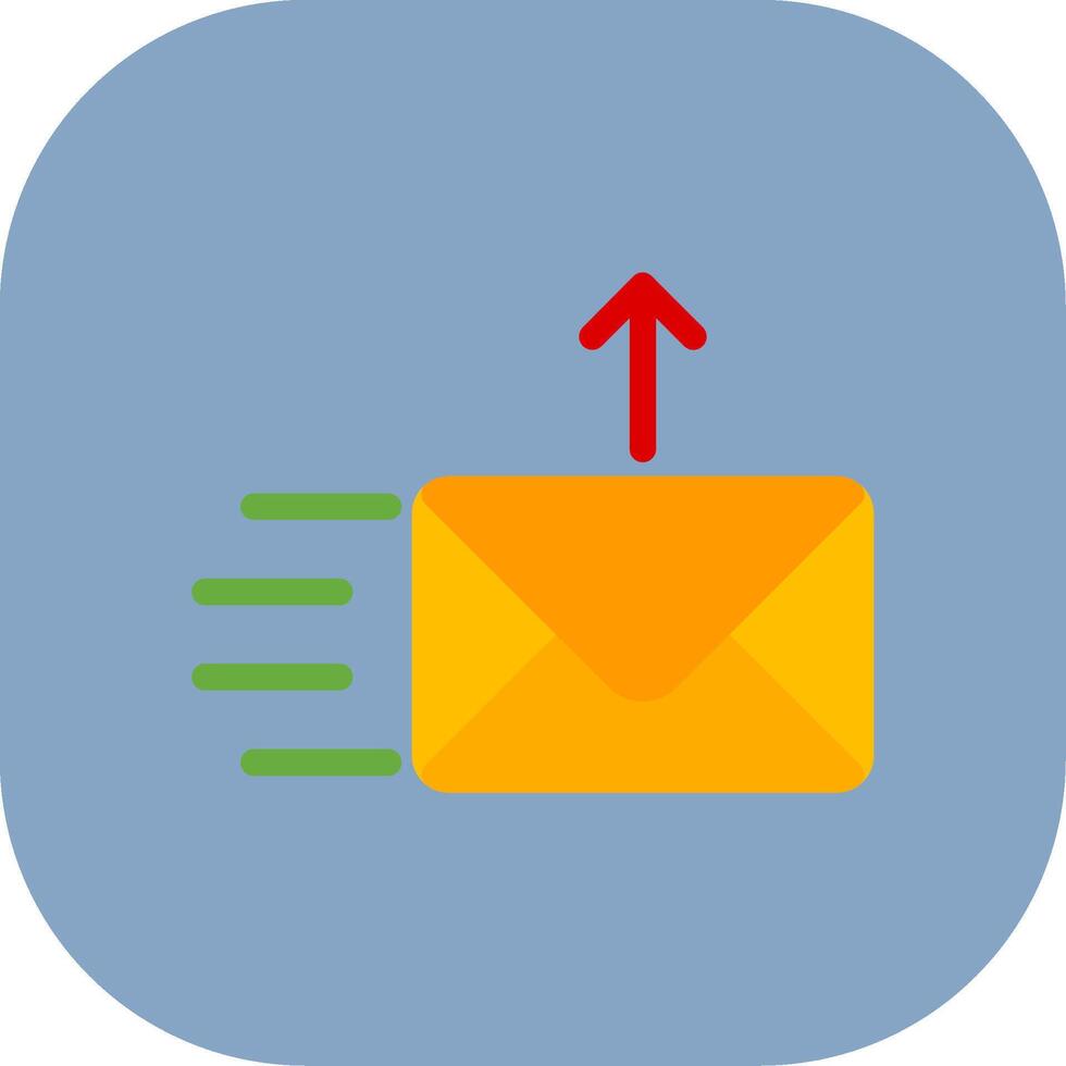 Send Colorful Icon Icon vector