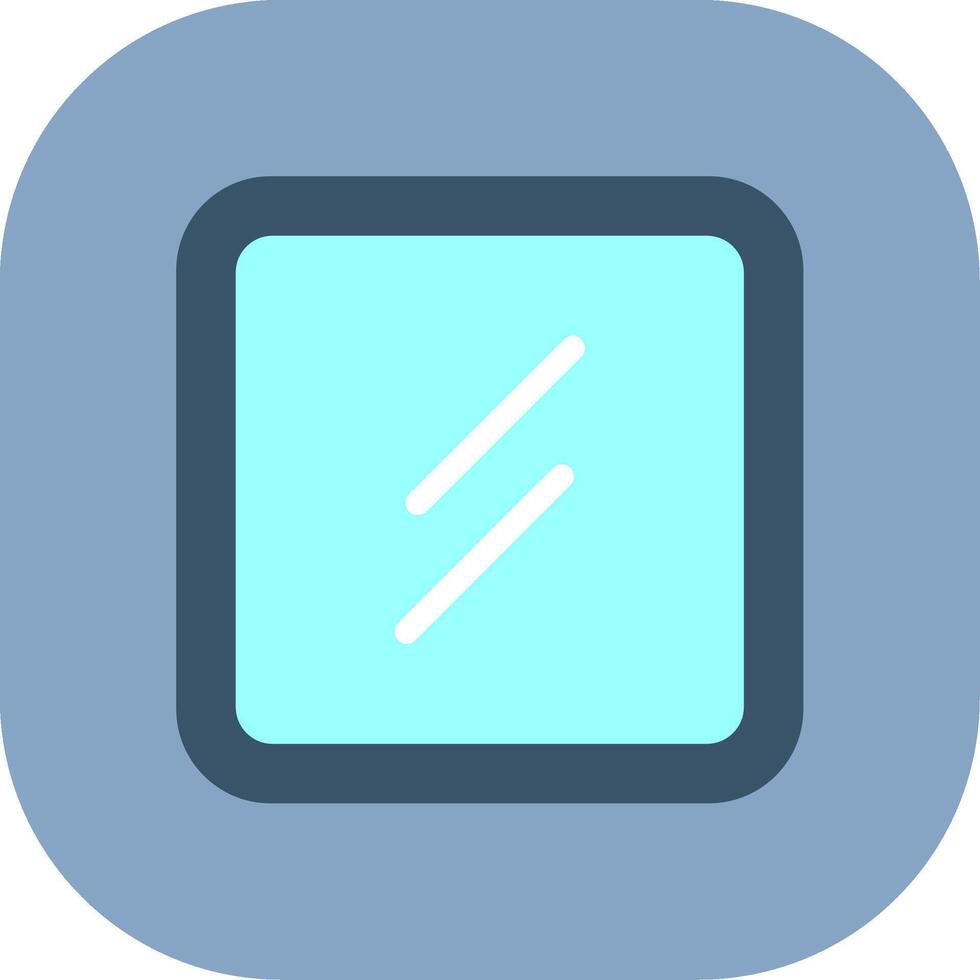 Mirror Colorful Icon Icon vector