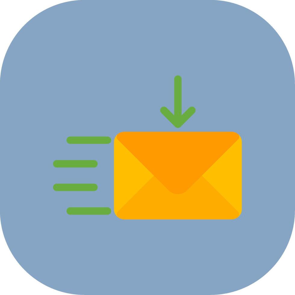 Recieve Colorful Icon Icon vector