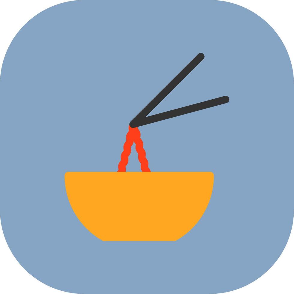Noodles Colorful Icon vector
