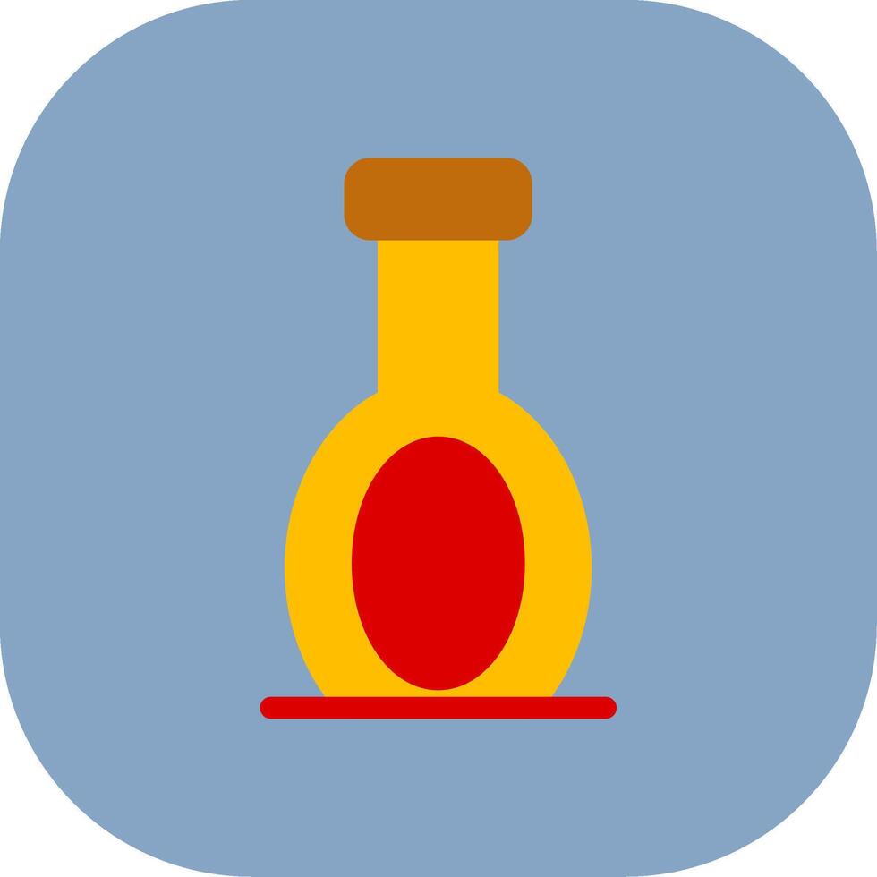 Oil Bottle Colorful Icon Icon vector