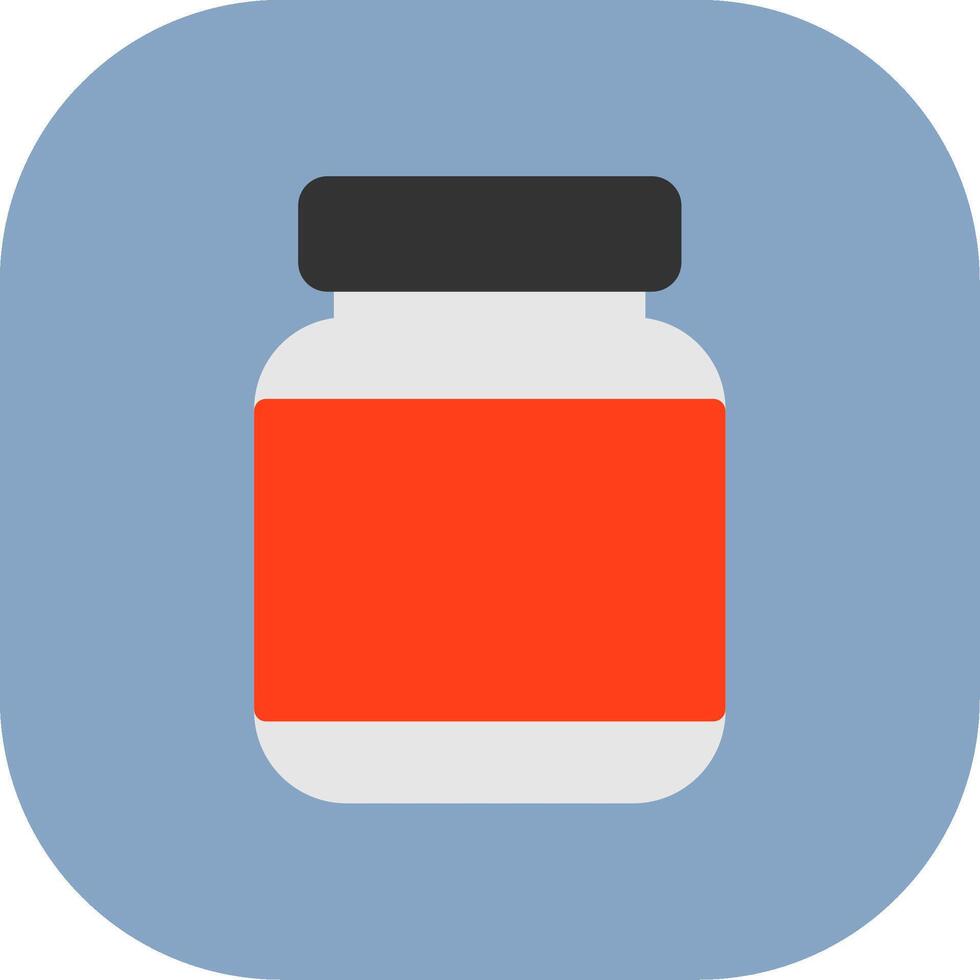 Jar Colorful Icon Icon vector
