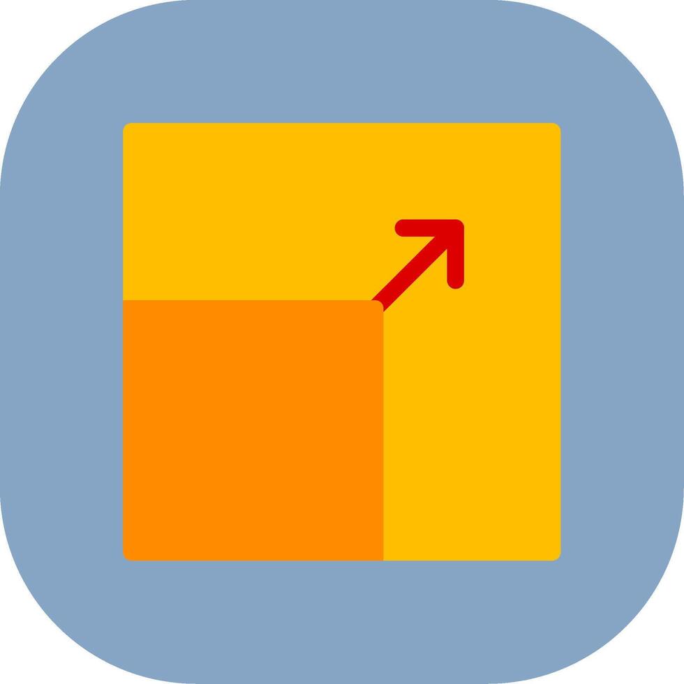 Maximize Colorful Icon Icon vector