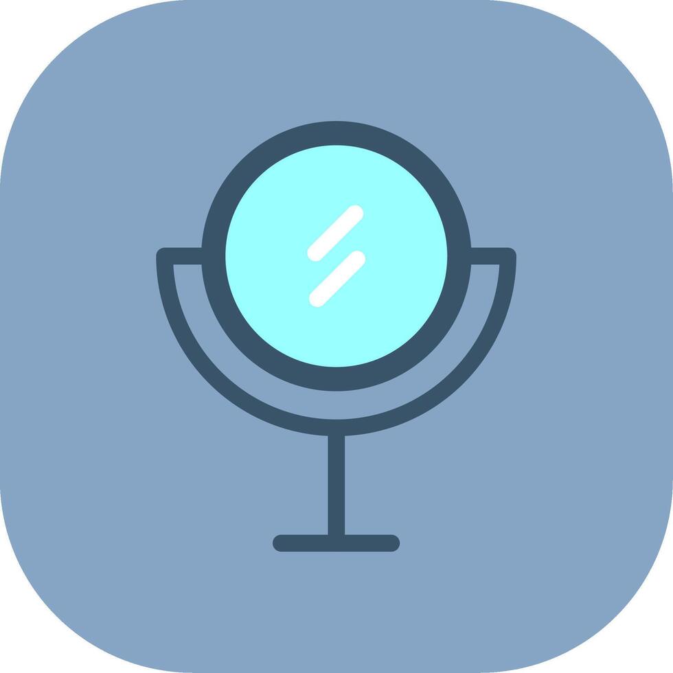 Mackup Mirror Colorful Icon Icon vector