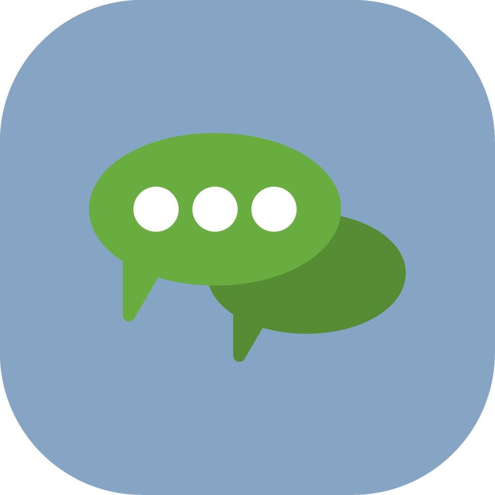 Chat Colorful Icon Icon vector
