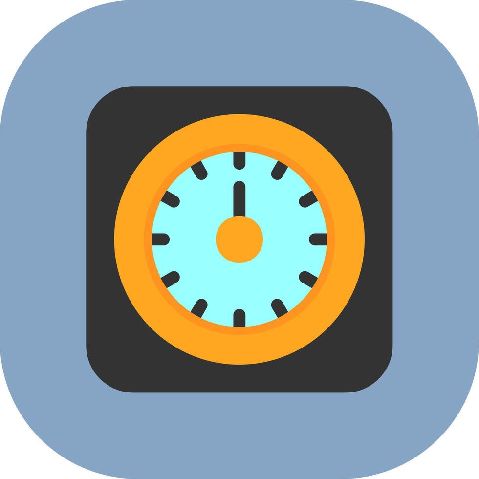 Time Colorful Icon Icon vector