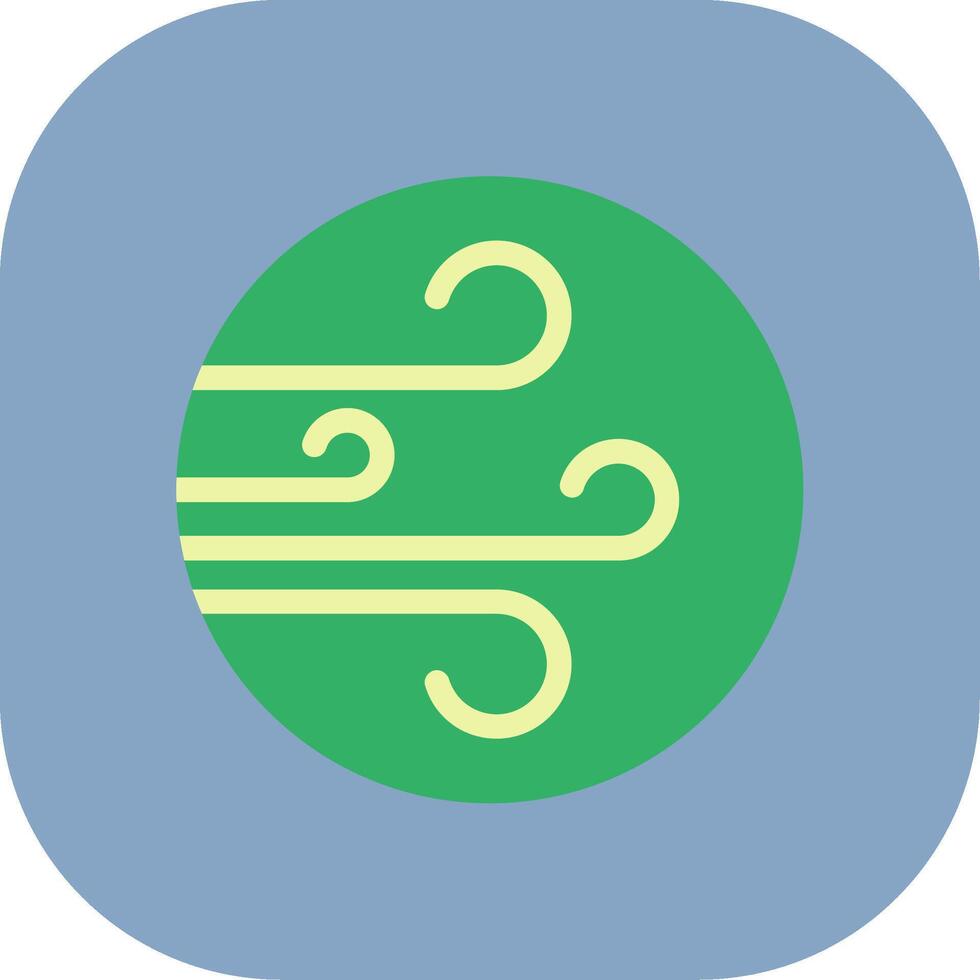 Wind Colorful Icon Icon vector