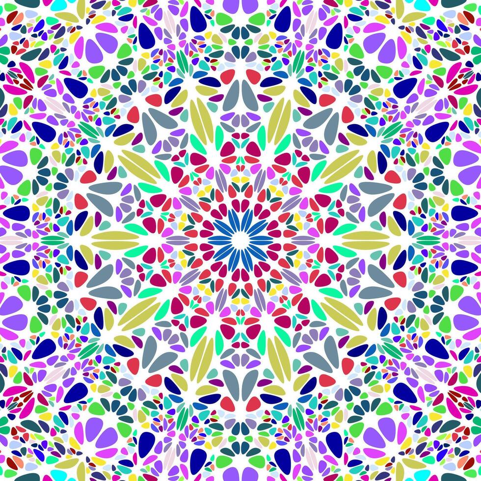 Oriental dynamic round ornament pattern mandala background design vector