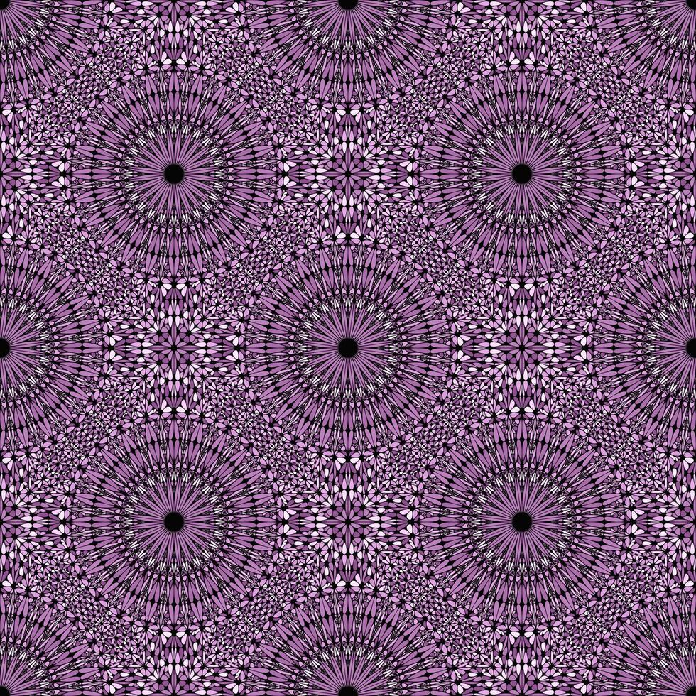 Bohemian oriental lavender gem stone mandala pattern background vector
