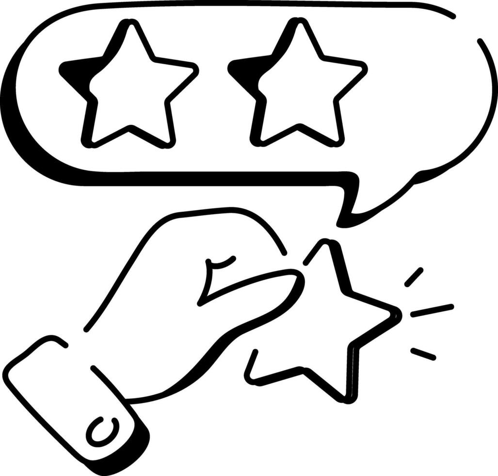 Startup icon in doodle style vector