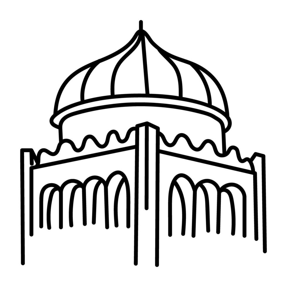 WebA sketchy icon of parc montsouris vector