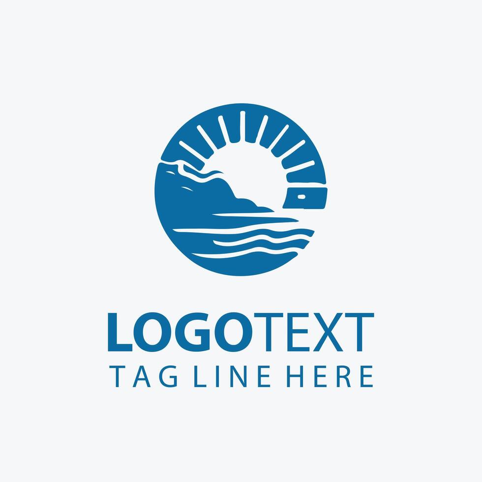 Lagoon Splash pool logo vector