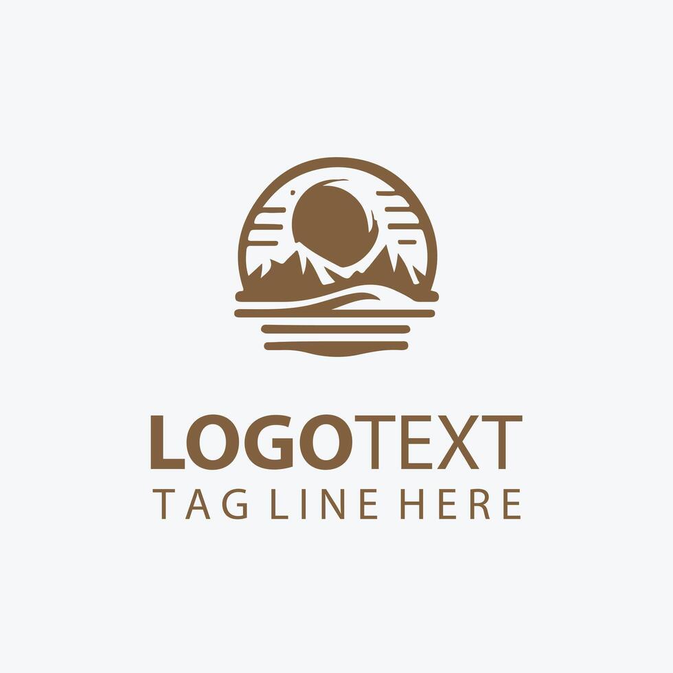 Desert Bloom desert logo vector