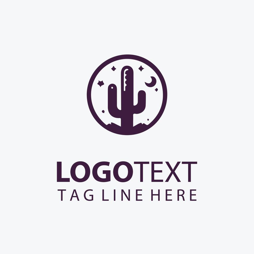 Golden Oasis Desert Logo vector