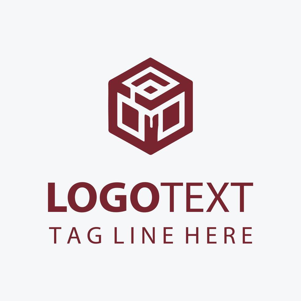 Cube Box Prime Logo vector