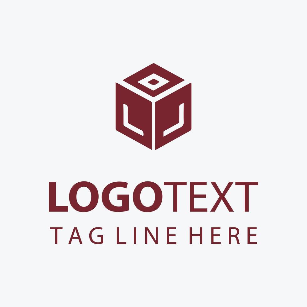 Box Dimension Logo vector