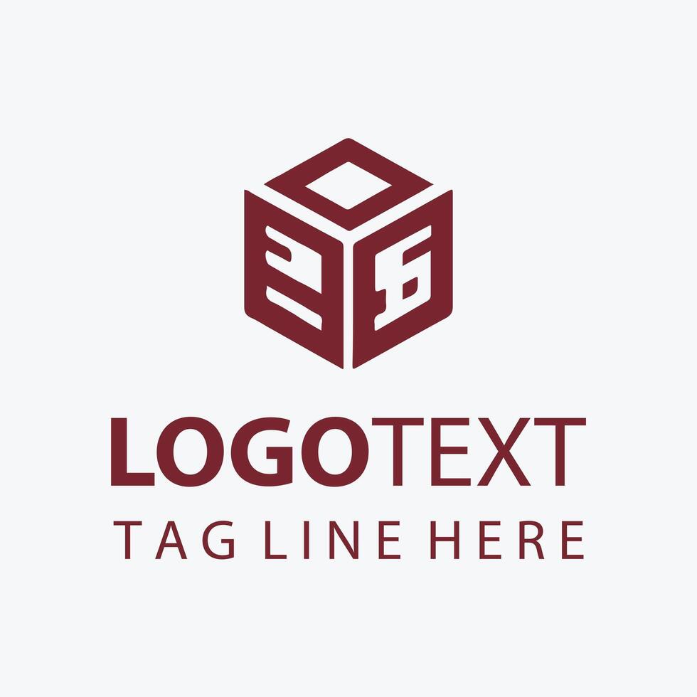 Cube Box Pro Logo Design vector