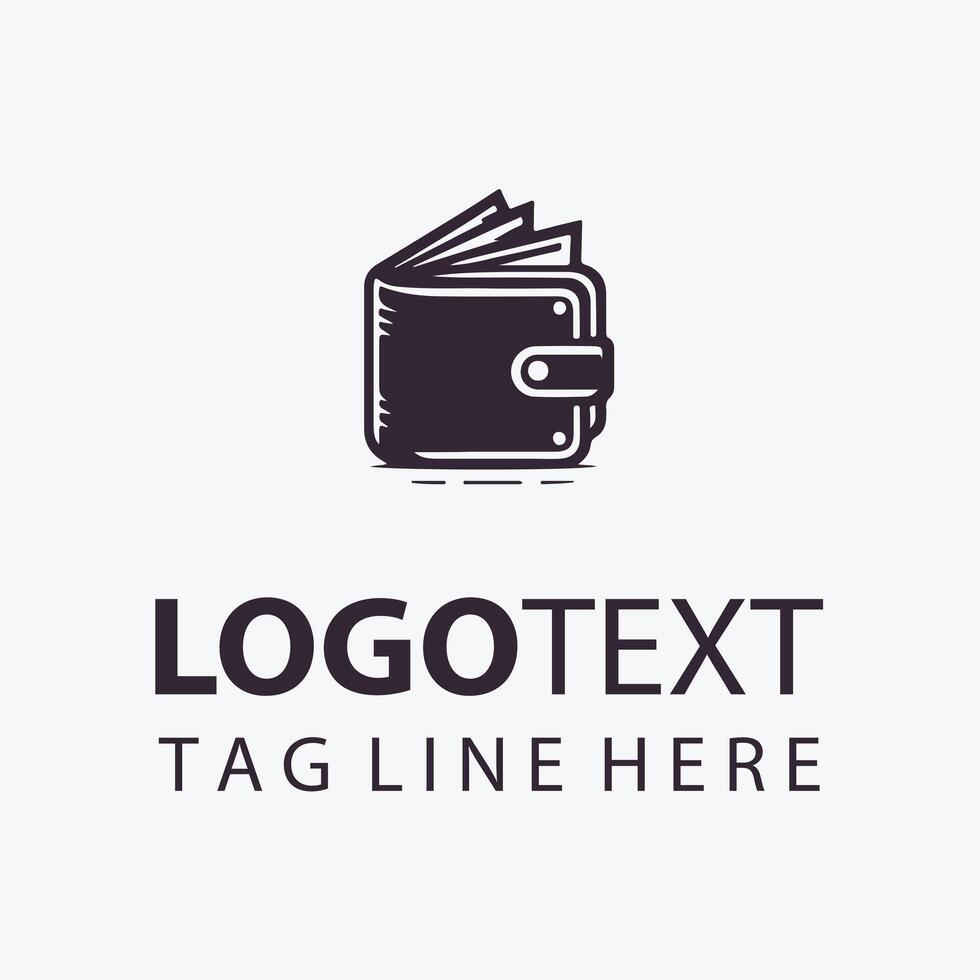 Vault Wallet Money Logo Design vector