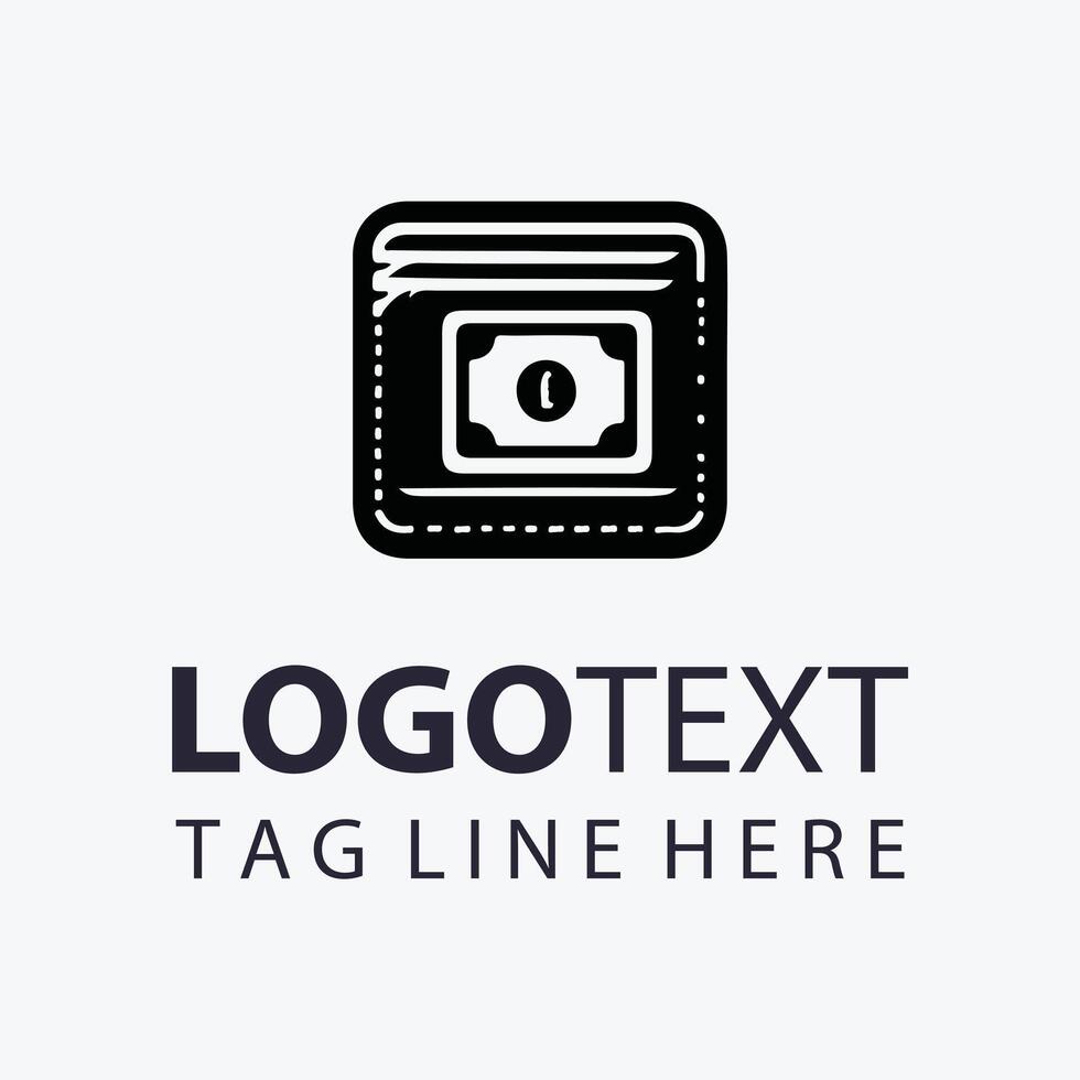 Pocket Smart Wallet Money Logo vector