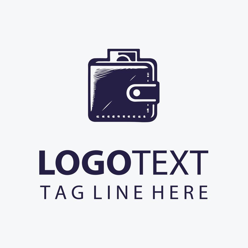 Simple and stylish Wallet Money Logo vector