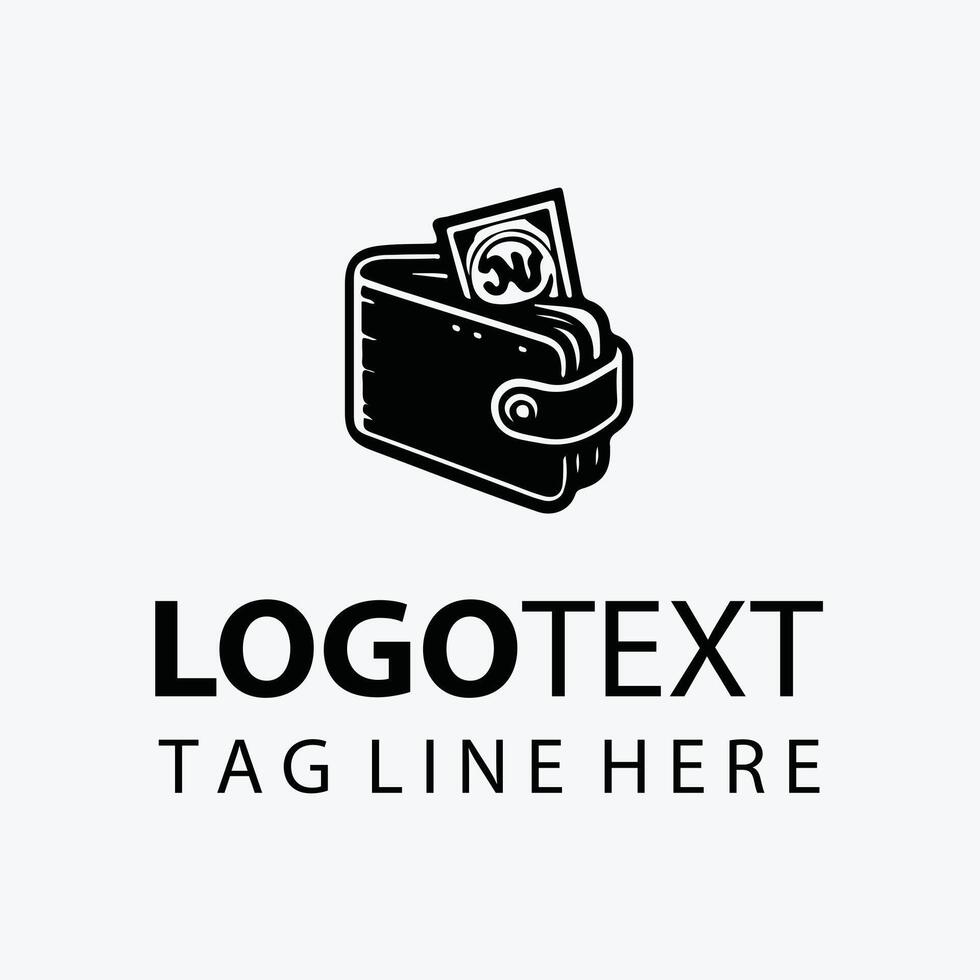 Digital Den Wallet Money Logo vector