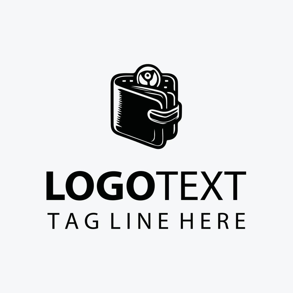 Card Clutch Wallet Money Logo vector
