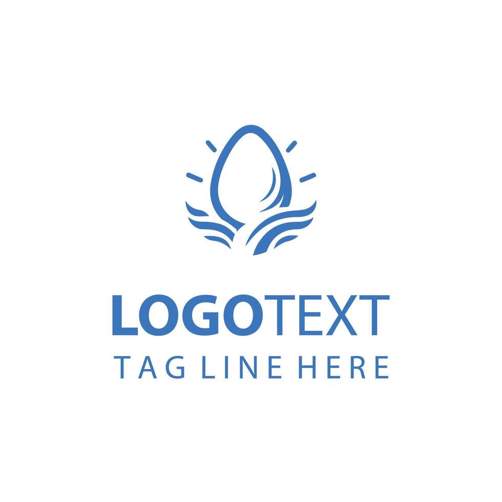 The Cracked Nest egg Logo vector