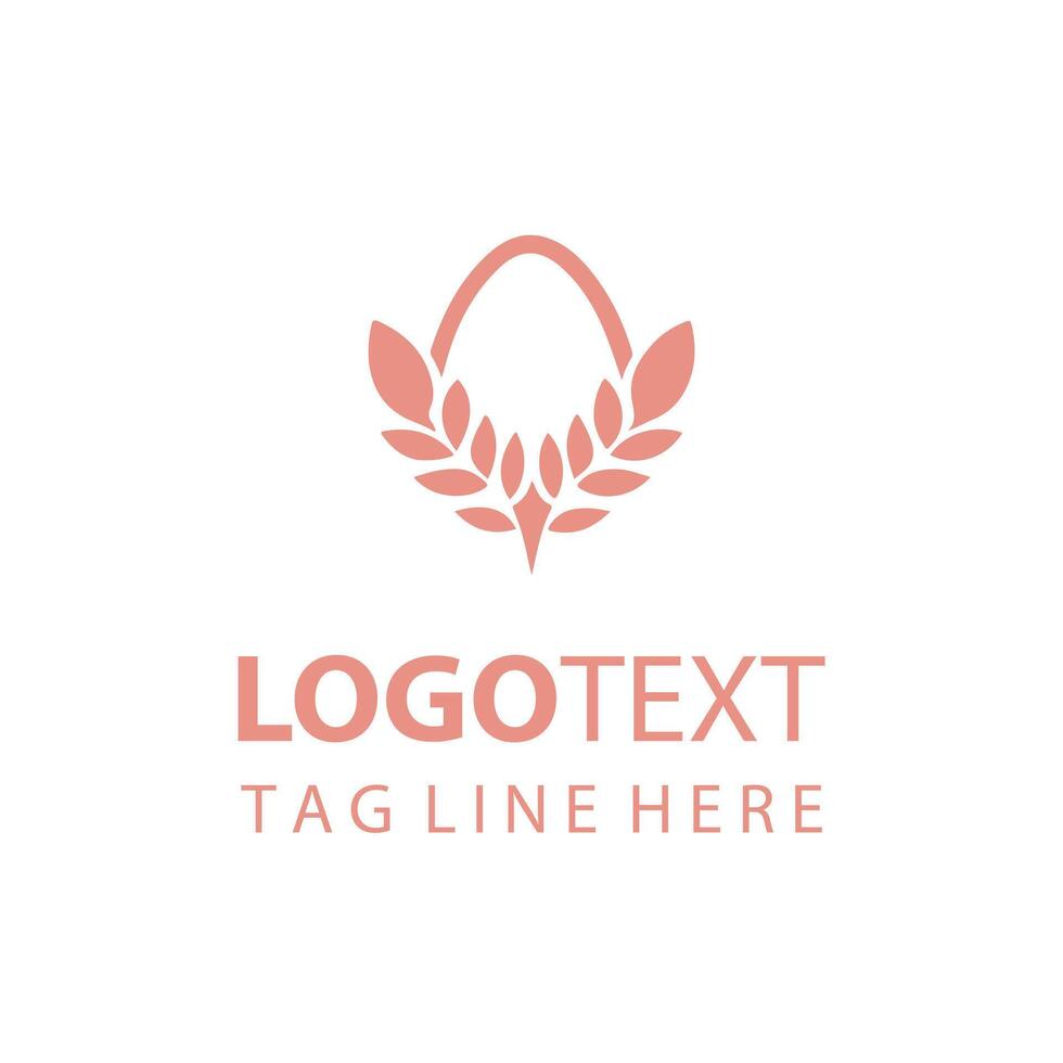 Egg loop Logo vector