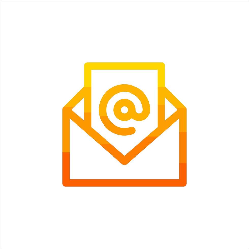 Email envelope icon vector