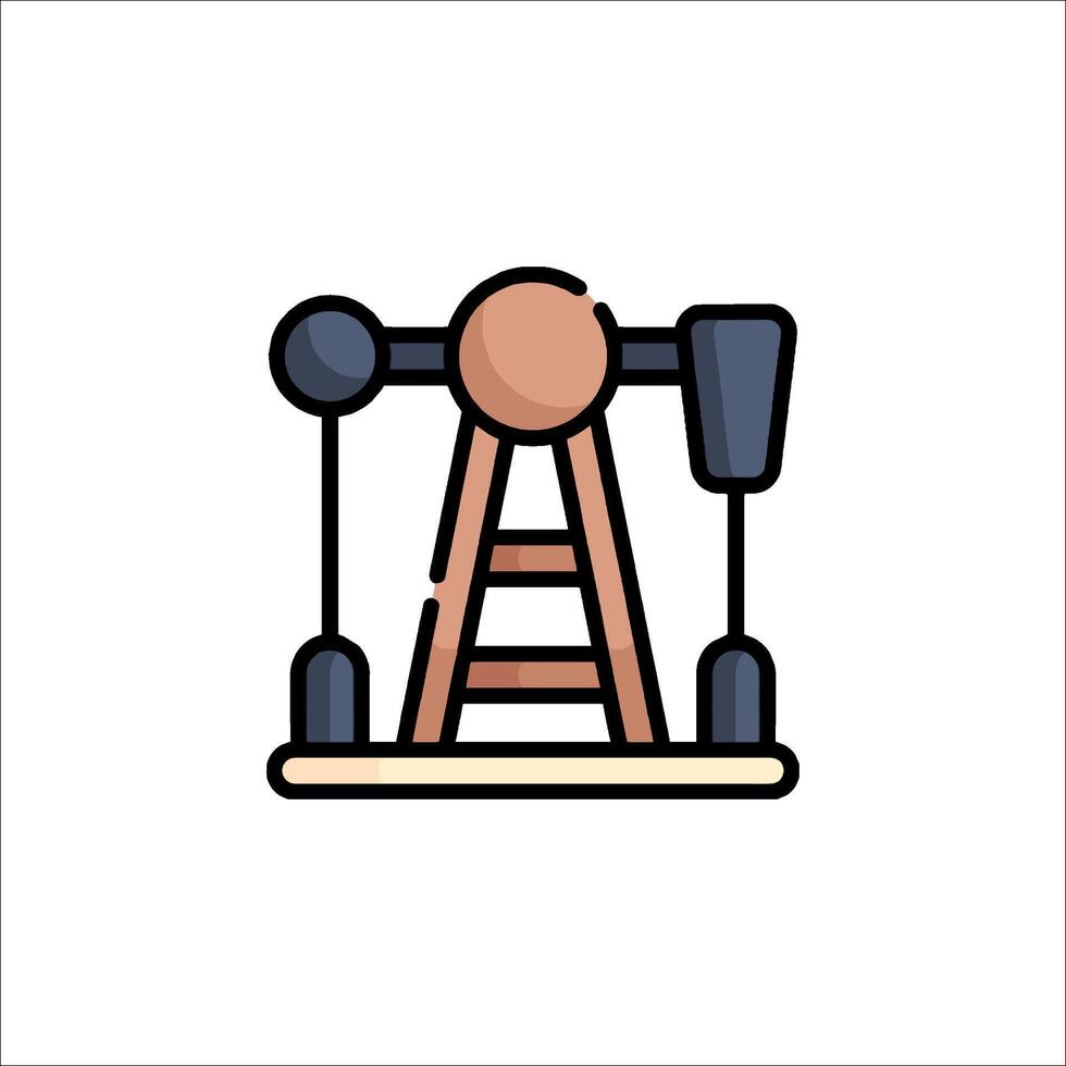 Oil pump icon illustration vector