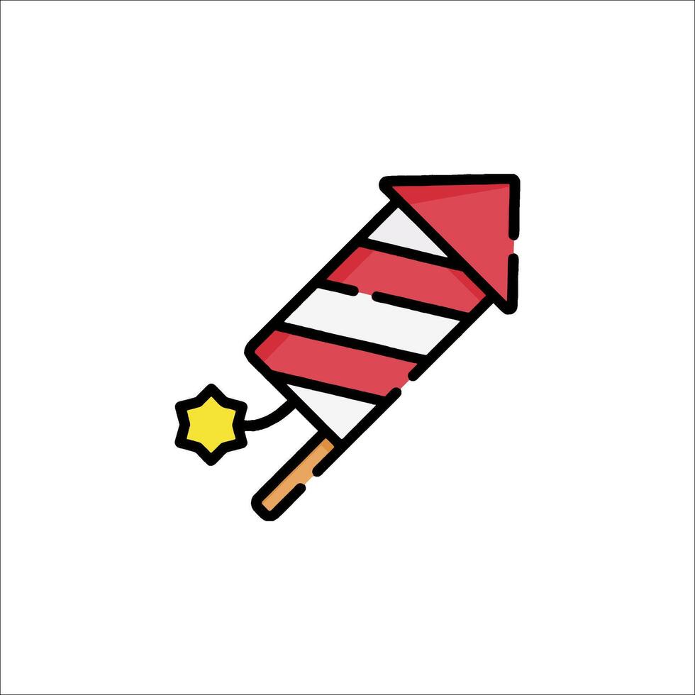 Fireworks icon illustration vector