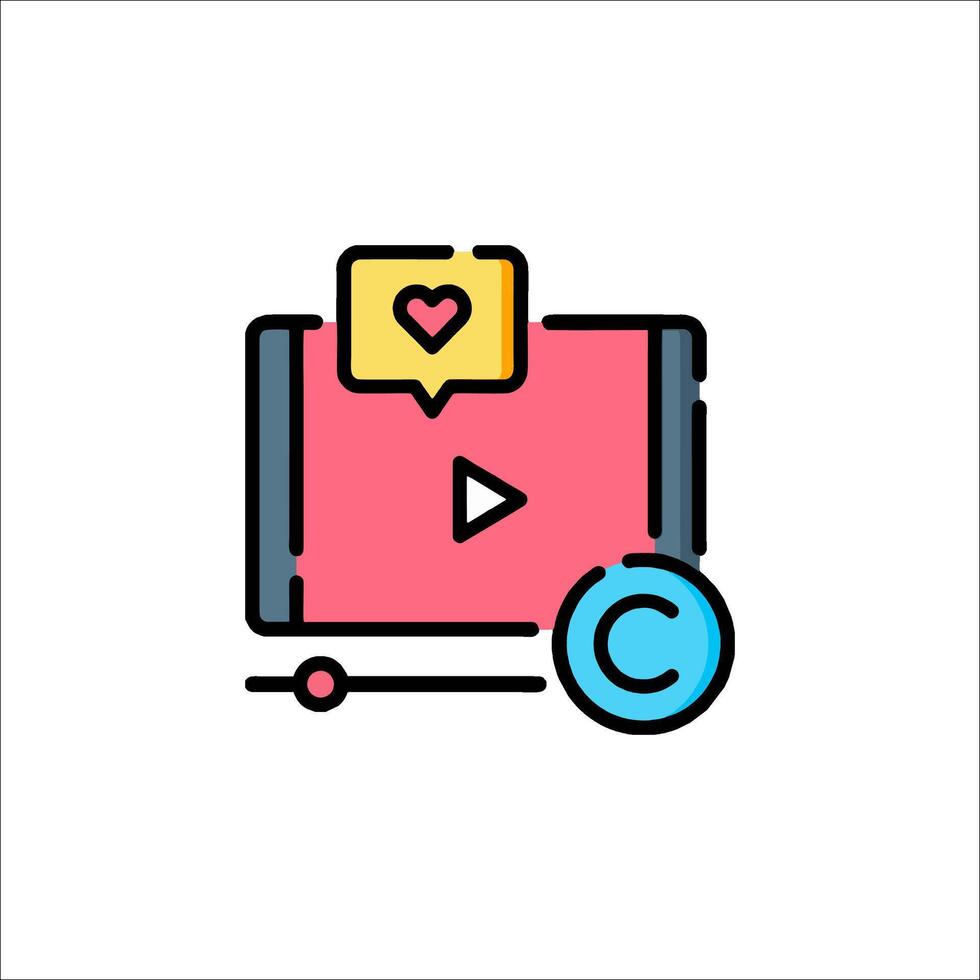player icon illustration vector