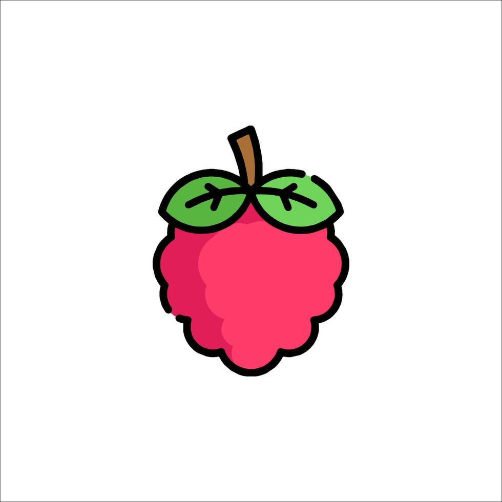 Raspberry icon illustration vector
