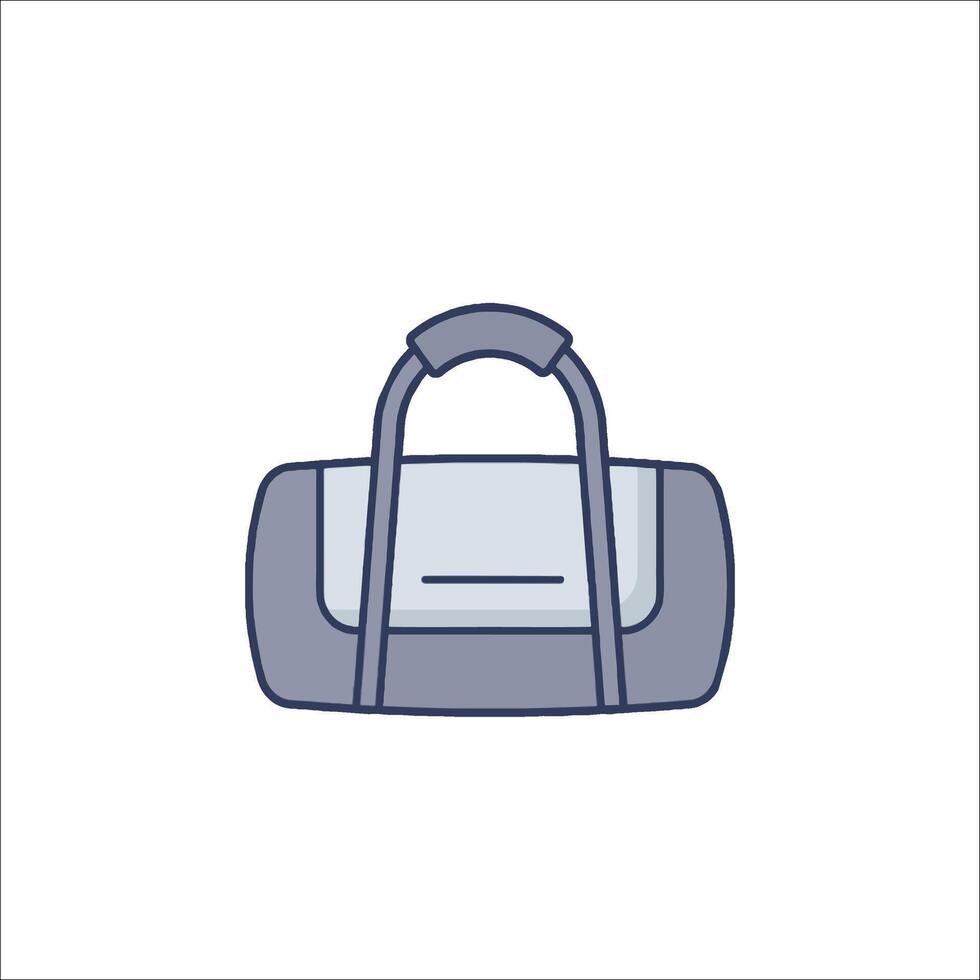 A bag icon on a white background vector