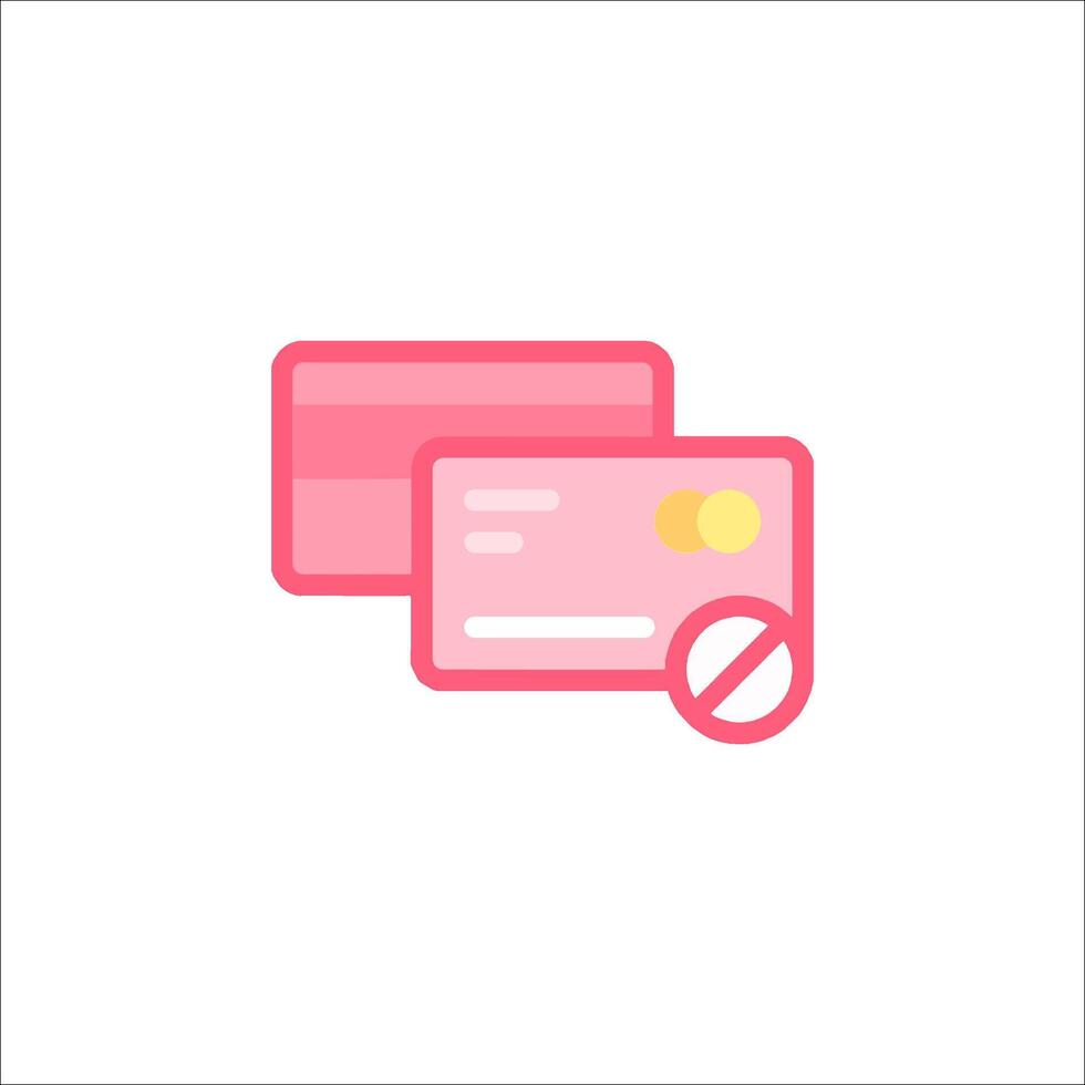 Credit card icon illustration vector