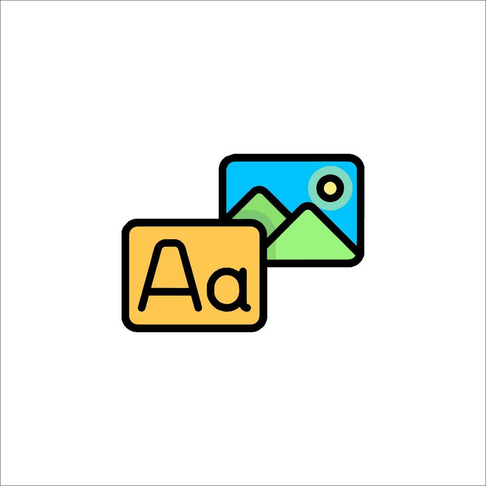 A logo with the letters a and a mountain vector